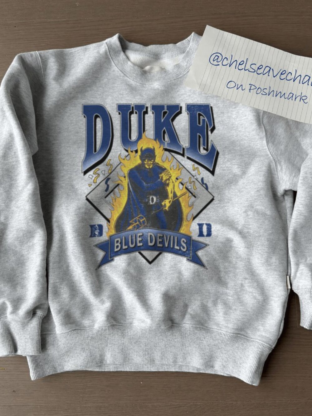 Vintage NCAA Duke Blue Devils Basketball Sweatshirt, Duke University Shirt Tee